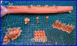 3D Printed kit 1/350 USS CL-23 ALBANY Protected Cruiser (full hull)