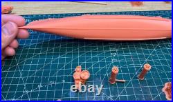 3D Printed kit 1/350 USS CL-23 ALBANY Protected Cruiser (full hull)