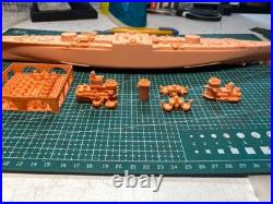 3D Printed kit 1/700 USS Vermont Battleship (waterline/full hull)