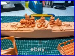 3D Printed kit 1/700 USS Vermont Battleship (waterline/full hull)