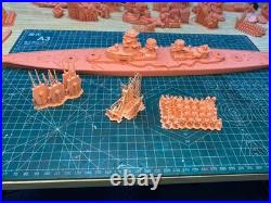 3D Printed kits 1/700 German Hanover Battleship (full hull/waterline)