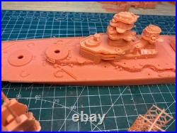 3D Printed kits 1/700 German Hanover Battleship (full hull/waterline)