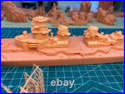3D Printed kits 1/700 German Hanover Battleship (full hull/waterline)