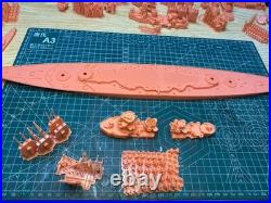 3D Printed kits 1/700 German Hanover Battleship (full hull/waterline)