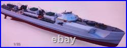 3D-printed 1/35 Scale Model of the S-100-class Torpedo Boat model kit, unpainted