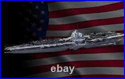 3D printed 1/700/2000 scale CV-01, Nemesis aircraft carrier Unpainted Resin kit