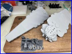 3D printed 1/700/2000 scale CV-01, Nemesis aircraft carrier Unpainted Resin kit