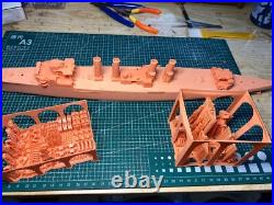 3D printed kits 1/350 USS Marblehead (CL-12) Omaha class Cruiser (full hull)