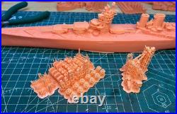 3D printed kits 1/700 HMS Duncan Battleship (waterline/full hull)