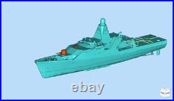 3D printing 1/350/700/2000 Holland-class Offshore Patrol Vessel (OPV), Uncoated