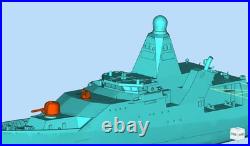 3D printing 1/350/700/2000 Holland-class Offshore Patrol Vessel (OPV), Uncoated