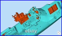 3D printing 1/700/350 South Korea Daegu-class frigate, FFX-II Model Uncoated kit