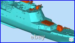 3D printing 1/700/350 South Korea Daegu-class frigate, FFX-II Model Uncoated kit