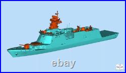 3D printing 1/700/350 South Korea Daegu-class frigate, FFX-II Model Uncoated kit