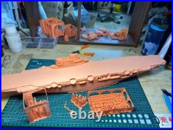 3d Printed Kit 1/350 Hms Indomitable Aircraft Carrier(full Hull/waterline) 3d Printed Kit 1/350 Hms Indomitable Aircraft Carrier(full Hull/waterline)