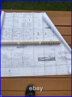 55 USS Missouri Sterling Model 55 1/2. Missing Parts. No Motor. WithFiberglass Hull