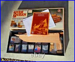 #80815 Constructo River Queen Wooden Kit Model 180 Made In Spain Paddleboat NIB