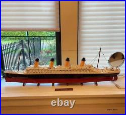 9090pcs Titanic Luxury Ship Model 135cm Steamship, Compatible 10294 Set