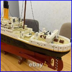 9090pcs Titanic Luxury Ship Model 135cm Steamship, Compatible 10294 Set