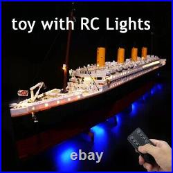 9090pcs Titanic Luxury Ship Model 135cm Steamship, Compatible 10294 Set