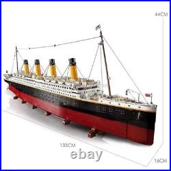 9090pcs Titanic Luxury Ship Model 135cm Steamship, Compatible 10294 Set