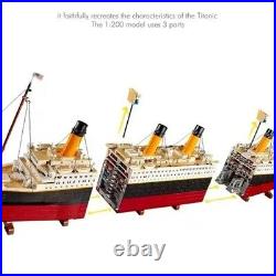 9090pcs Titanic Luxury Ship Model 135cm Steamship, Compatible 10294 Set