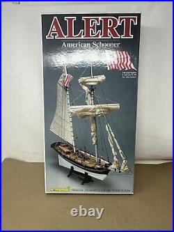 ALERT- American Schooner- Ship Model Kit-Open Box