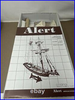 ALERT- American Schooner- Ship Model Kit-Open Box