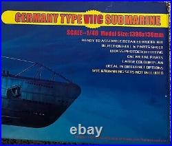 ARKMODEL German U-Boat Type VIIC Submarine 148 Scale Models Plastic Hobby Kit