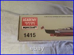 Academy Minicraft 1/350 Scale German Battleship Bismark Model Ship Kit #1415