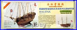 Admiralty Model Halifax 1770 English Schooner Scale 150 Model Ship Kit KSL08 Admiralty Model Halifax 1770 English Schooner Scale 150 Model Ship Kit KSL08