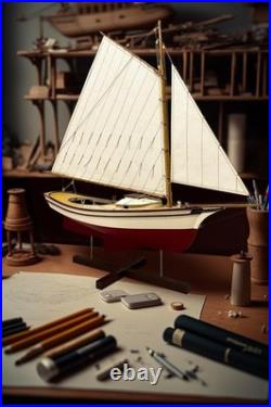 Adult Craft Kit for Building 124 Scale Wooden Ship Model with Materials