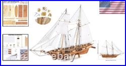 Adult Wooden Ship Model Building Kit 1/96 Scale Harvey for Display & Fun
