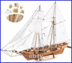 Adult Wooden Ship Model Building Kit 1/96 Scale Harvey for Display & Fun