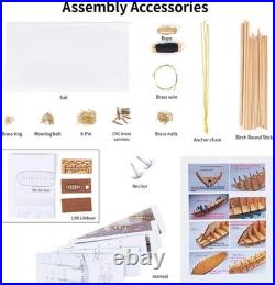Adult Wooden Ship Model Building Kit 1/96 Scale Harvey for Display & Fun
