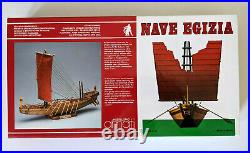 Amati Nave Egizia Egyptian Boat Wooden Ship Model Kit 1/50 New in Box