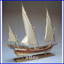 Amati Xebec Ship Kit 1753 Wooden Model Kit Museum Quality Display Piece