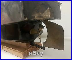 Antique Steel Steam Boat Model Ship 1900s Steamboat Real Action Unique Model