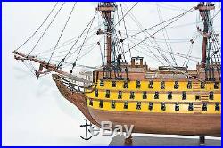 Antiqued HMS Victory Admiral Nelson's Flagship Tall Ship 37 Wooden Model New