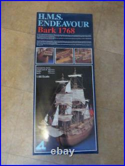 Artesania Latina 160 Scale HMS Endeavour Bark 1768 Wood Ship Model Kit
