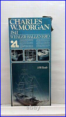 Artesania Latina Charles W. Morgan 1841 150 Scale Model Whaler Ship Kit (1984)