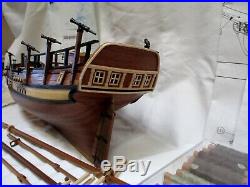 Artesania Latina Independence 1775 Built hull, masts, yards Model ship kit & sails