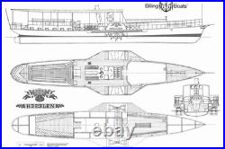 BB403 HJEJLEN, Model Steam Ship Scale 133, Wooden Building Kit