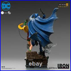 Batman & Robin Dc Comics Iron Studios 1/10 Art Scale Deluxe Statue In Stock New