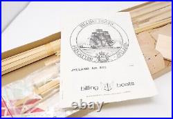 Billing Boats 465 Jylland Steam Frigate with Fittings, Wood Boat Kit 1/100 Scale