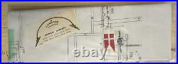 Billing Boats Model Kit Danmark NR 550, Made in Denmark, Appears Complete