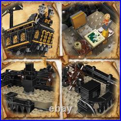Black Pearl Pirate Ship Model Kit 3180 Pieces, Perfect Gift for Collectors