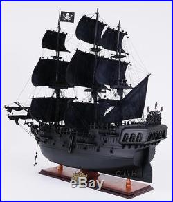 Black Pearl, Pirate Ship Privateer, Smuggler, Beautiful 35 Wooden Model Built
