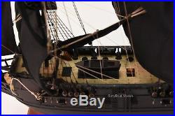 Black Pearl Pirate Tall Ship Handcrafted Wooden Ship Model 32 NEW