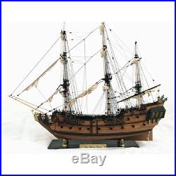 Black Pearl Ship Assembly Model DIY Kits Wooden Sailing Boat Decor Toy Gift JH